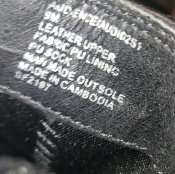 Steve Madden Audience Black Genuine Leather Chelsea Ankle Heel Boot Shoe Women 9 - Picture 8 of 12